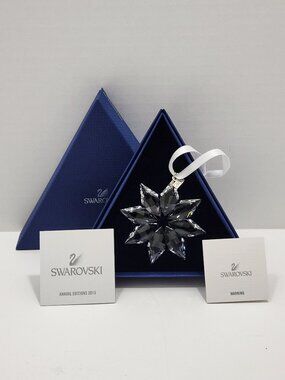 NIB 2013 Swarovski Annual Limited Edition Crystal Star Ornament